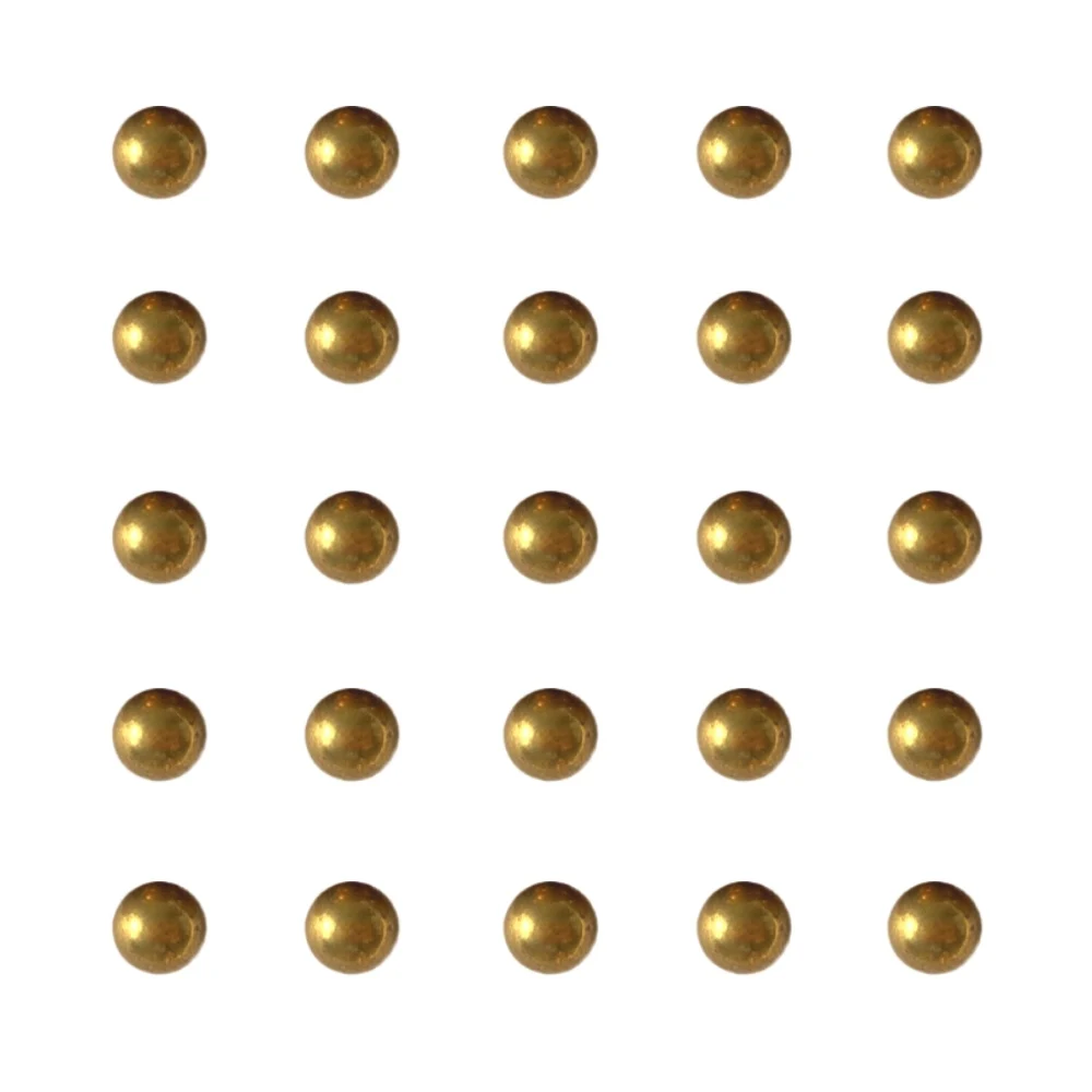

10mm Brass Solid Bearing Balls (H62) Precision For Valves, Furniture Rails, Safety Switches and Heating Units