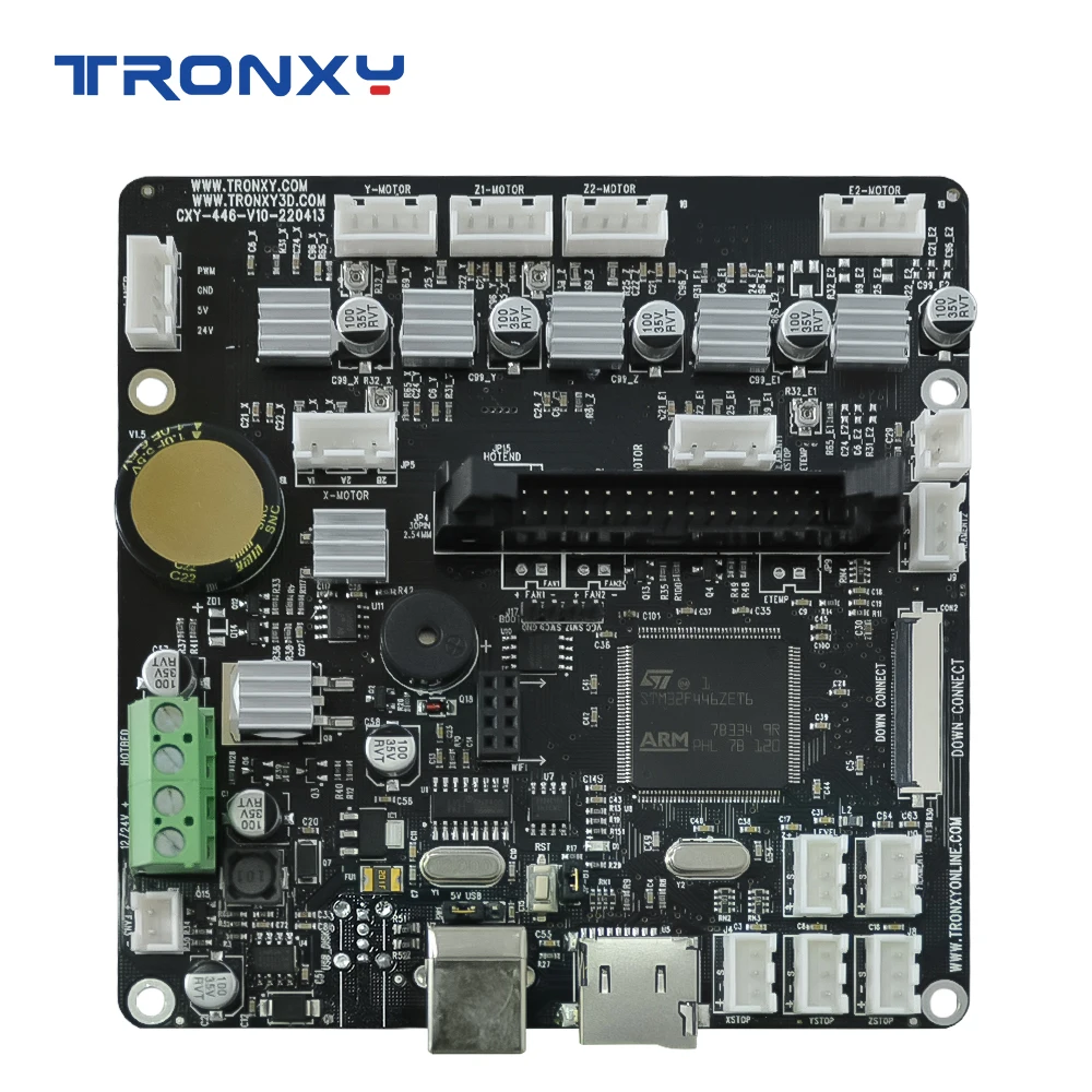 Imagem -06 - Tronxy-controle Motherboard X5sa2e X5sa400-2e Xy-2pro 2e Motherboard Silenciosa Peças da Impressora 3d Atualizado