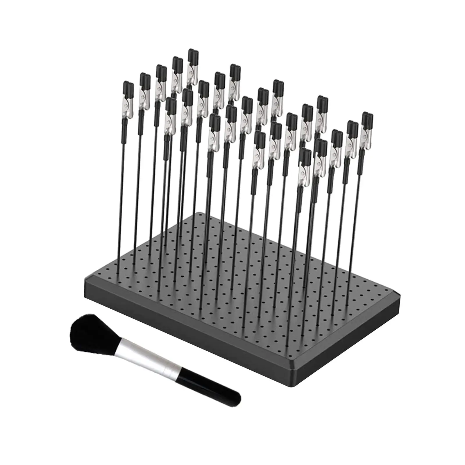 Painting Stand Base Holder and 10Pcs Alligator Clip Sticks Set Accessories Multifunctional Practical Modeling Tool Sturdy