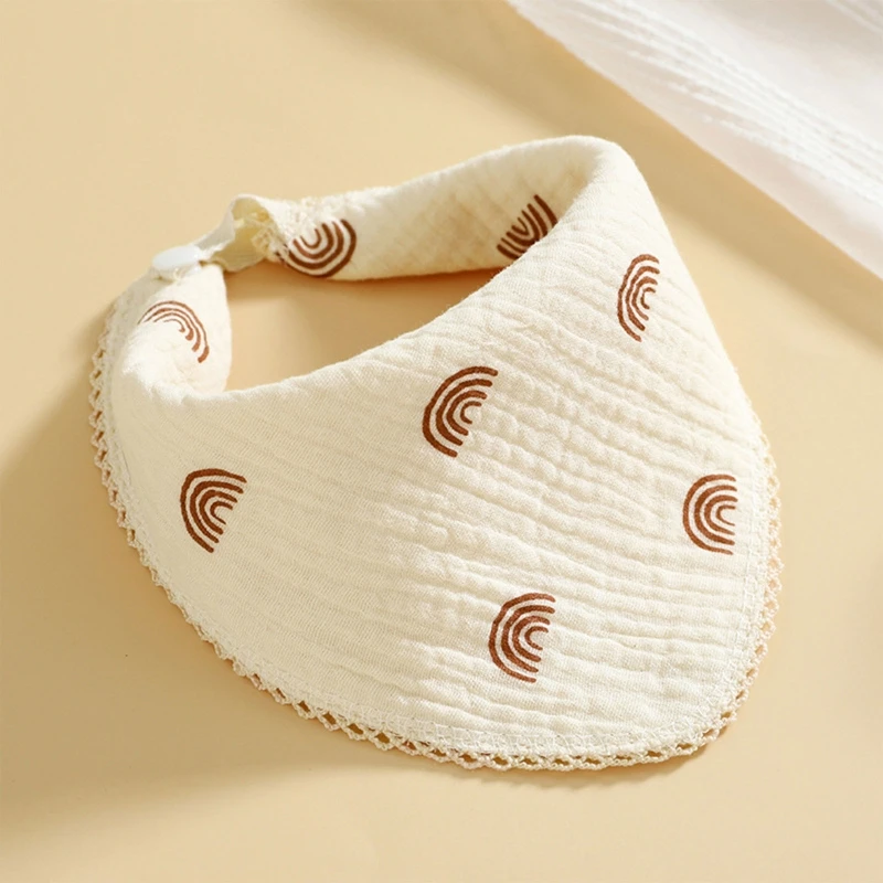 Baberos de muselina para bebé, pañuelo de algodón para babero, toalla para Saliva, alimentación, eructo, pañuelo para el cuello, para dentición y