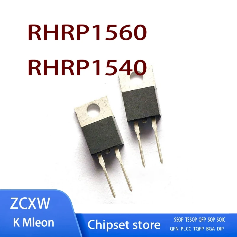 10PCS/LOT  RHRP1560 RURP1560 RHRP1540 RURP1540 TO-220-2 15A 600V