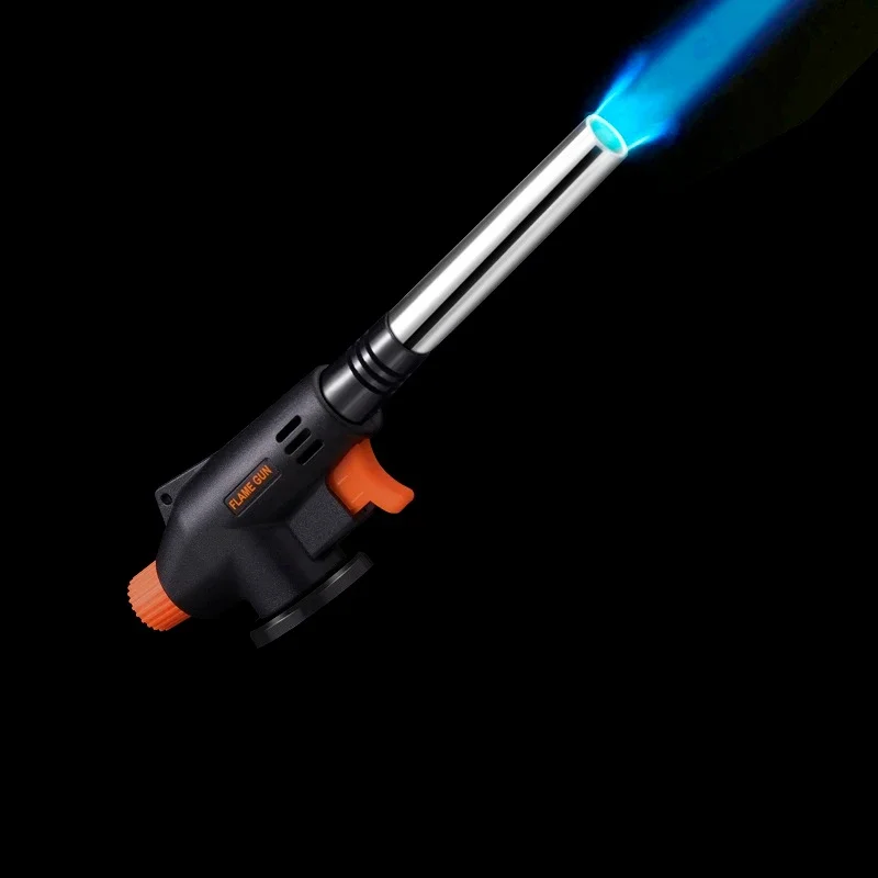 Welding Torch Portable Gas Torch Flame Gas Burner Ignition BBQ Cooking Camping Ignition Flamethrower Outdoor Camping Tool