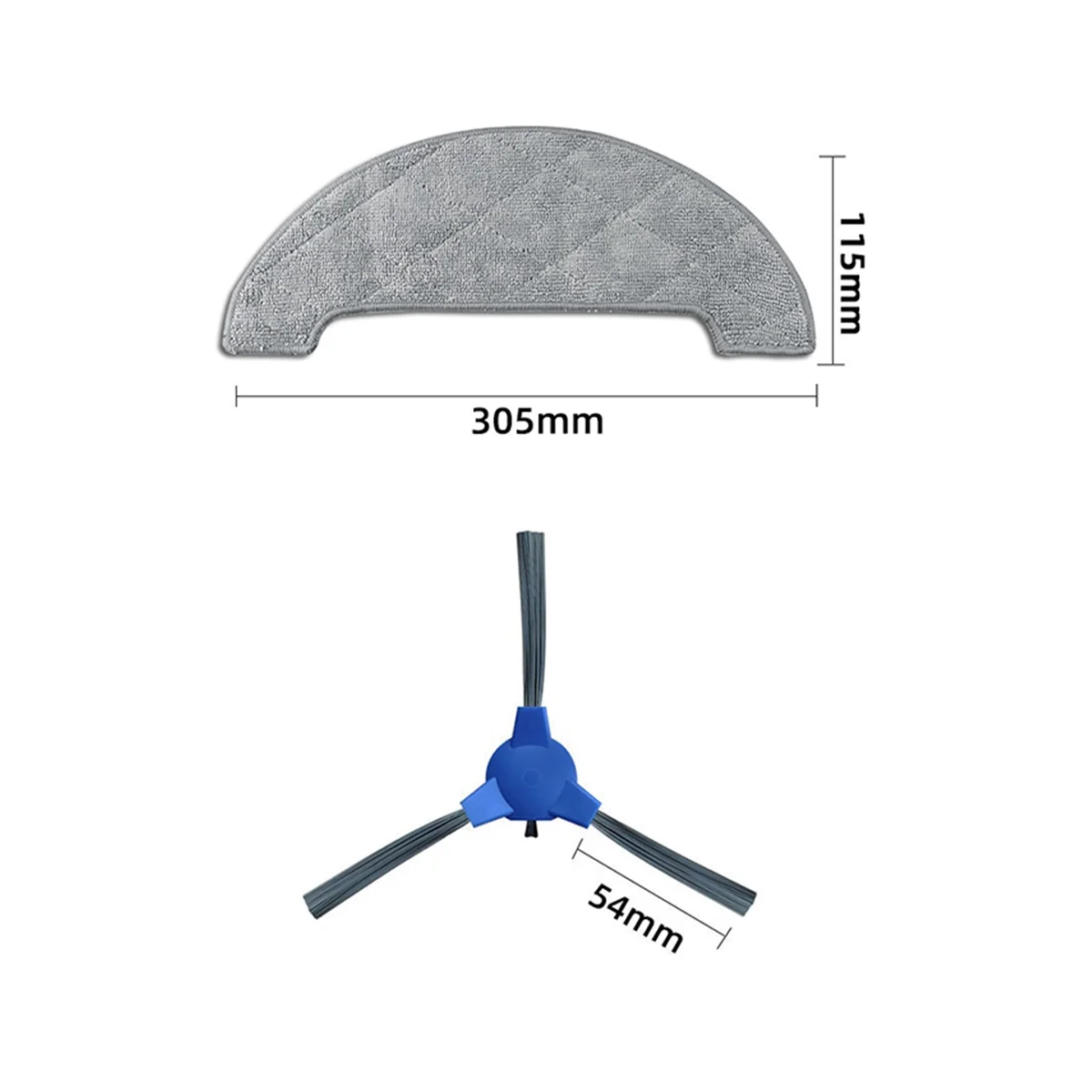 掃除機交換部品,g9070ロボット掃除機交換部品,メインブラシ,サイドブラシ,HEPAフィルター,モップパッド付属品