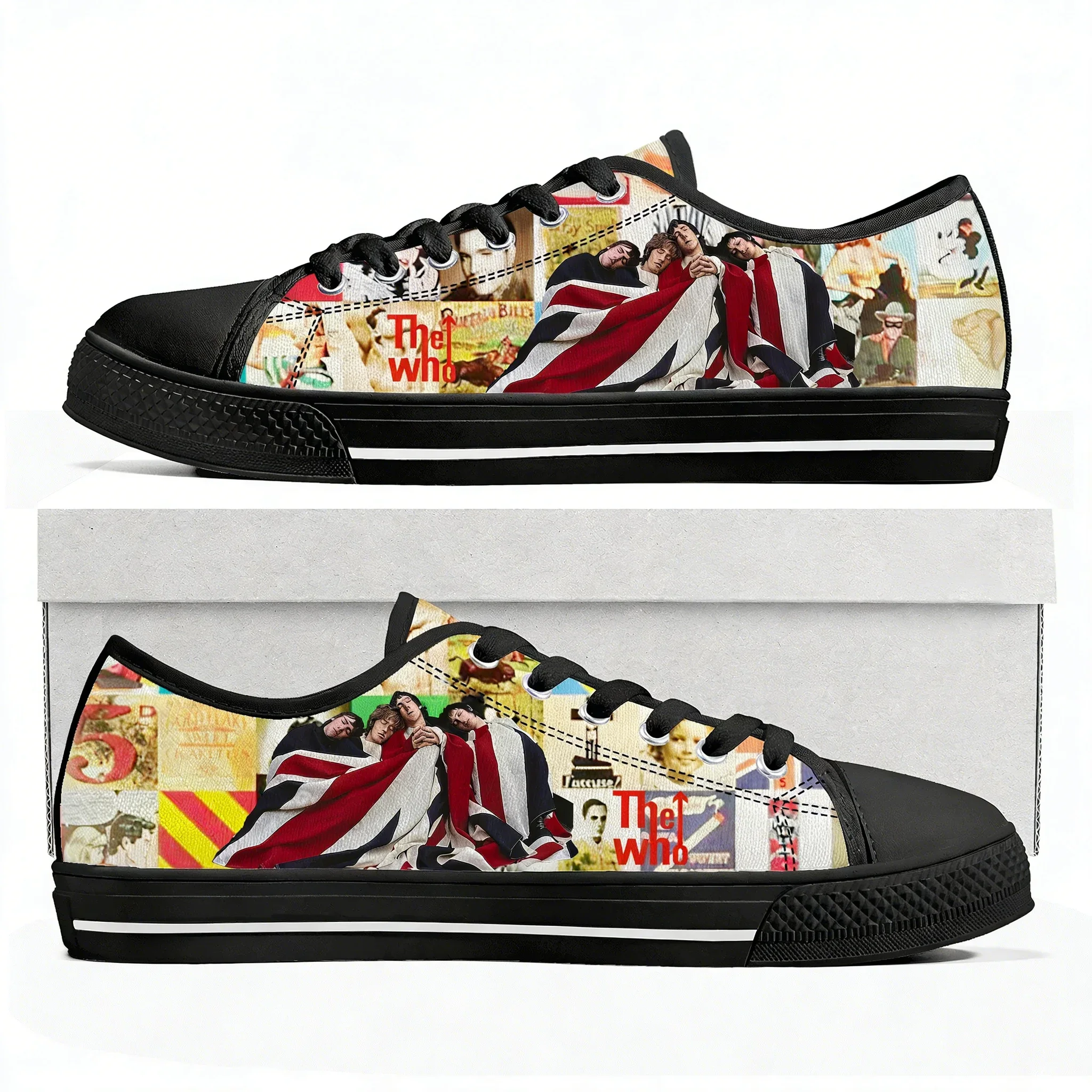 

The Who Low Top High Quality Sneakers Mens Womens Teenager Canvas Sneaker Casual Fashion Personalized Patterns Shoe Custom Shoes
