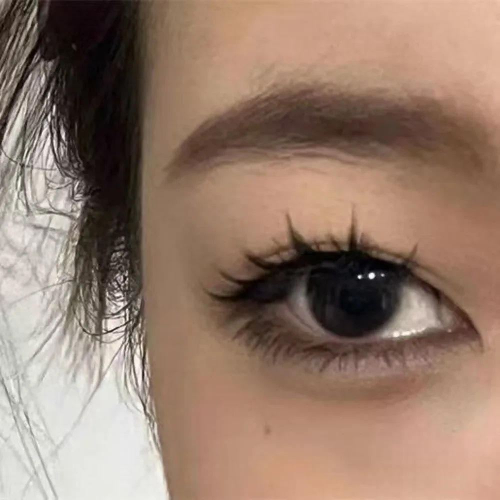 Black Little Devil False Eyelashes 9-10MM Curvature C DIY Lashes Extension Easy To Wear Reusable Cosplay Comic Fake Eyelashes