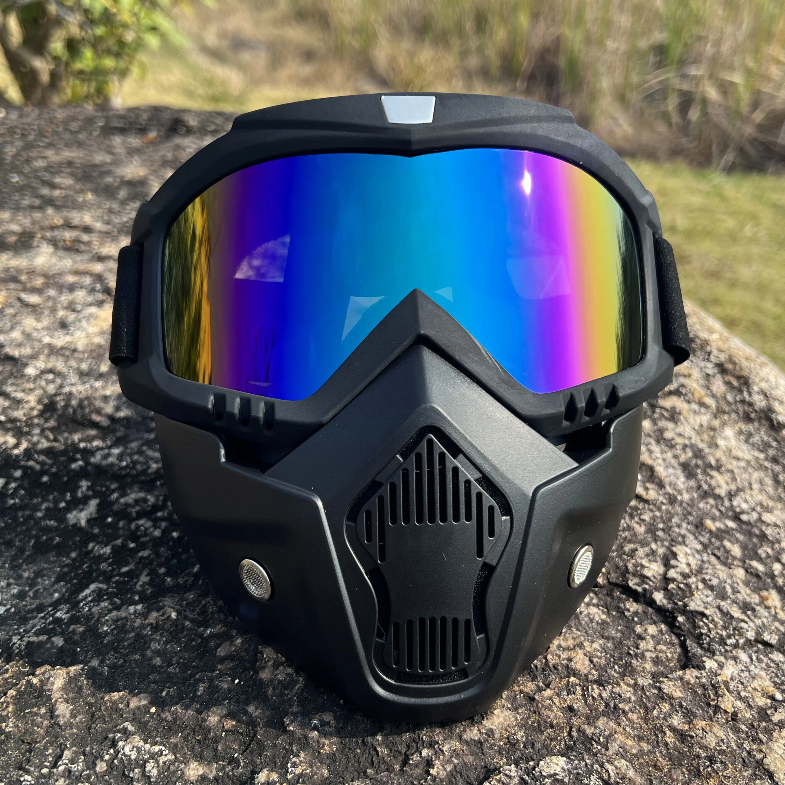 Lunettes de Motocross anti-poussière pour moto tout-terrain, masques de moto réglables, lunettes de