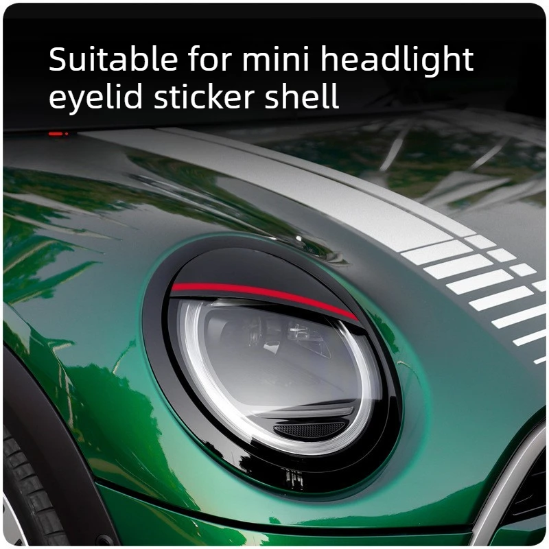 Suitable for BMW Mini F55 F56 F57 F65 F66 Headlight Decorative Sticker Double Eyelid Modification Lamp Eyebrow Shell Cars Parts