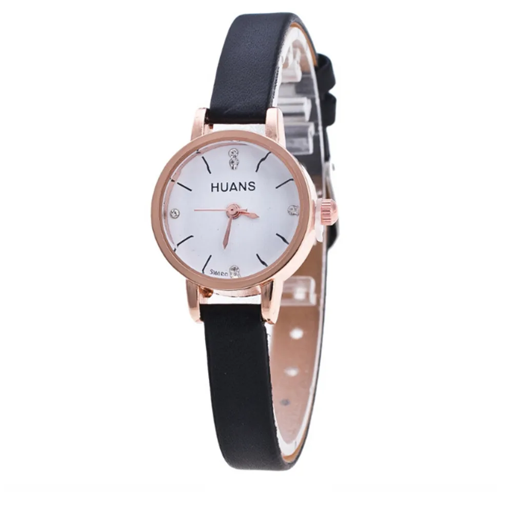 Fashion Watches Ladies Minimalist Fine Leather Strap Watch Vintage Wrist Watches For Woman Travel Souvenir Birthday Gifts