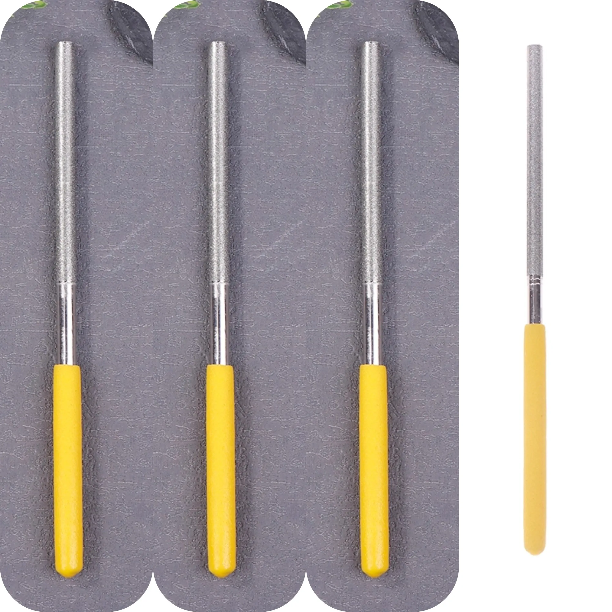 

Ultra-fine Diamond Cylindrical File 1.0/1.2/1.5/2.2/3.8/4.8/5.8mm Diameter Reaming File Grinding Tool Jade Alloy Assorted File