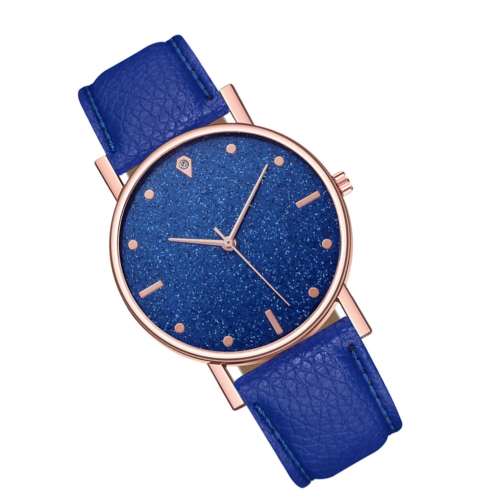 

Элегантные женские кварцевые часы Starlight с имитацией ремешка, классический дизайн, регулируемые, удобные наручные часы для повседневного и официального использования