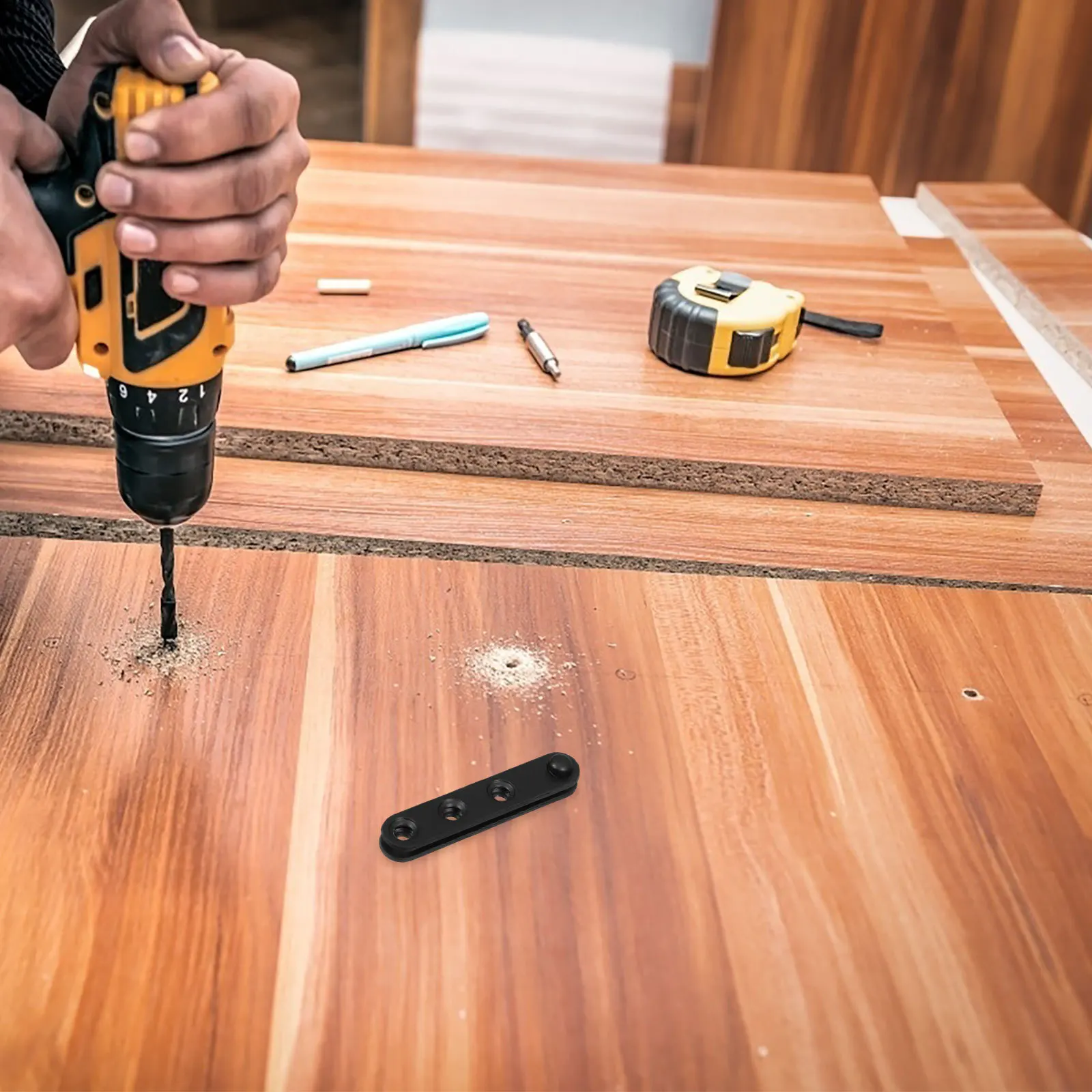 

4Pcs Concealed Hinges Durable Modern Design for Windows Cabinets Furniture Smooth Opening Closing Versatile Fence Metal Bracket