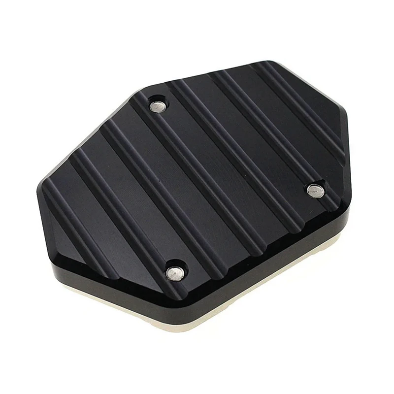 Motorcycle Kickstand Extension Plate Foot Side Stand Enlarge Pad for Augusta TV800 800SCS(Black) image 2
