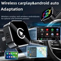 Mini caja de coche inalámbrico Carplay Android Auto adaptador Plug & Play USB sistemas inteligentes de coche para coche Original con CarPlay con cable