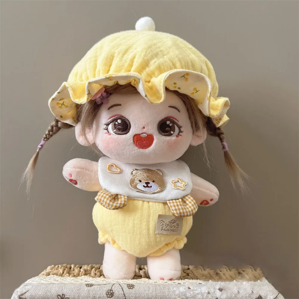1 set Dress Up 20cm Cotton Doll Clothes Outfit Kawaii Star Doll Clothes Suit Lovely DIY Clothing No Attributes Dolls Clothes