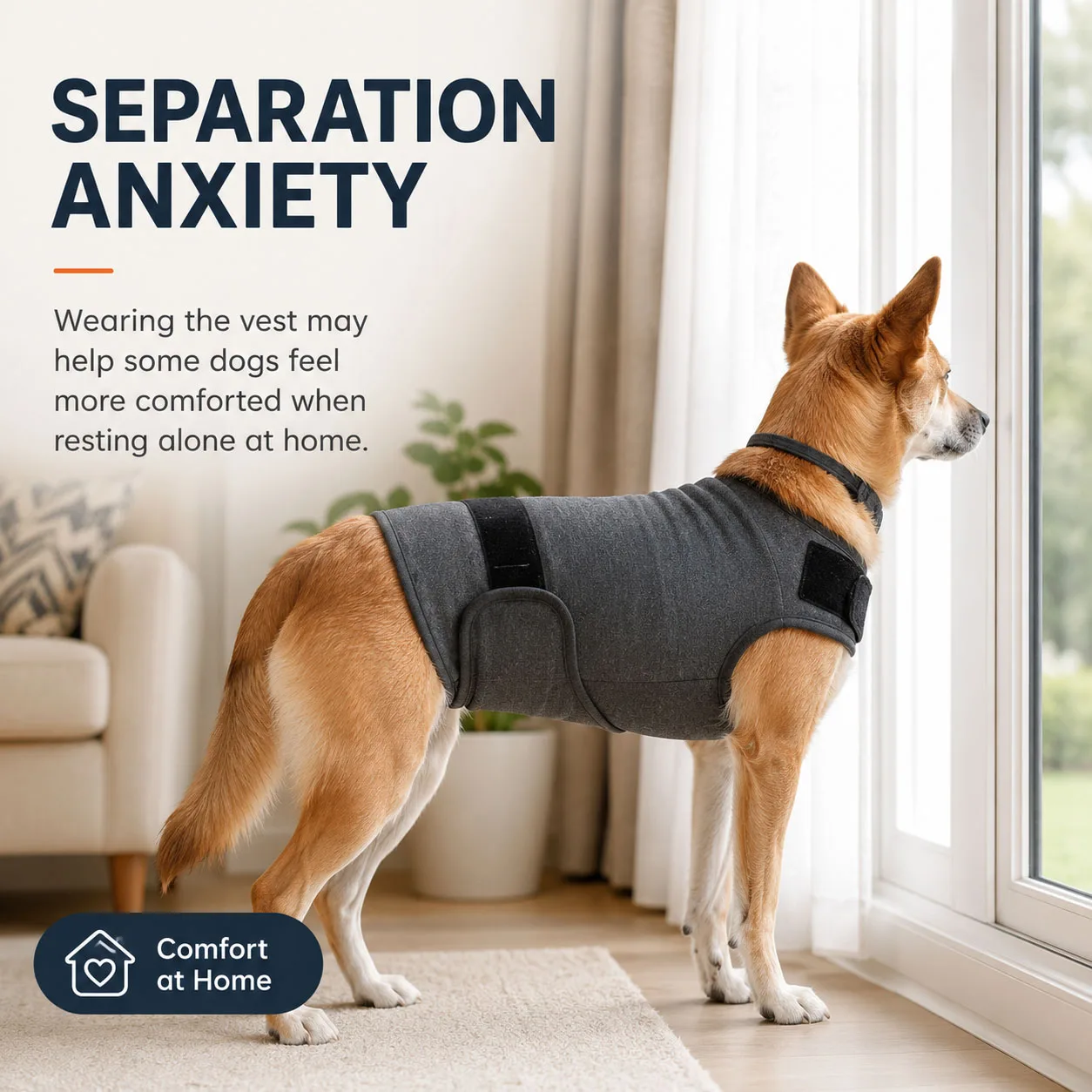Soft Cotton Calming Wrap for Dogs product image