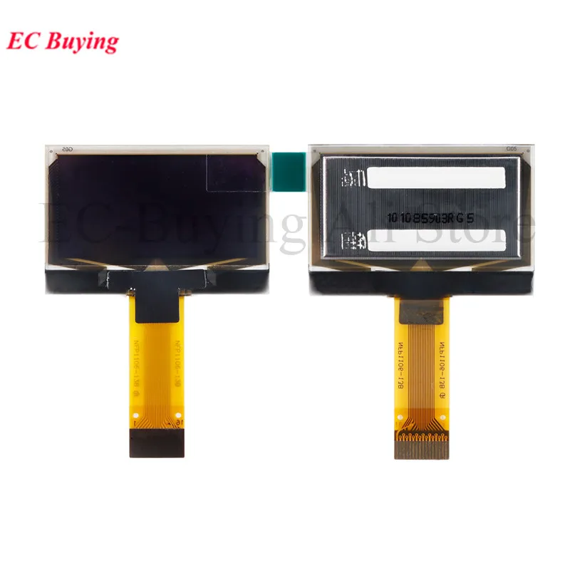 Tela OLED de 1,3 polegadas 1.3 "12864, módulo de exibição LCD LED 128x64 SH1106 SPI/I2C Interface paralela Branco/Azul 16 pinos/30 pinos Conector