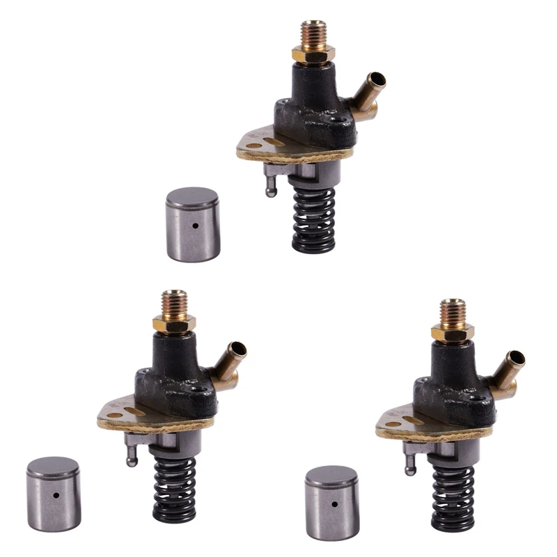 3X For 186F Fuel Injection Pump Without Solenoid Valve For 186 186F 10HP Engine Oil Pump Tiller Accessories