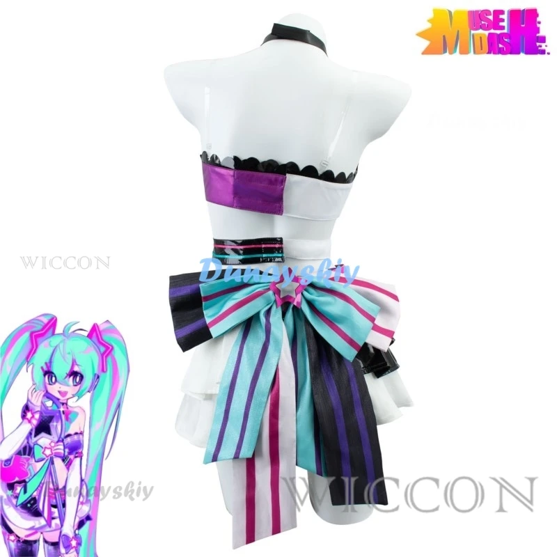 Project Sekai Colorful Stage Bunny Girl Costume Original Design Mikuuo Cosplay Wig Women Sexy Cosplay Muse Dash Music Jumpsuits