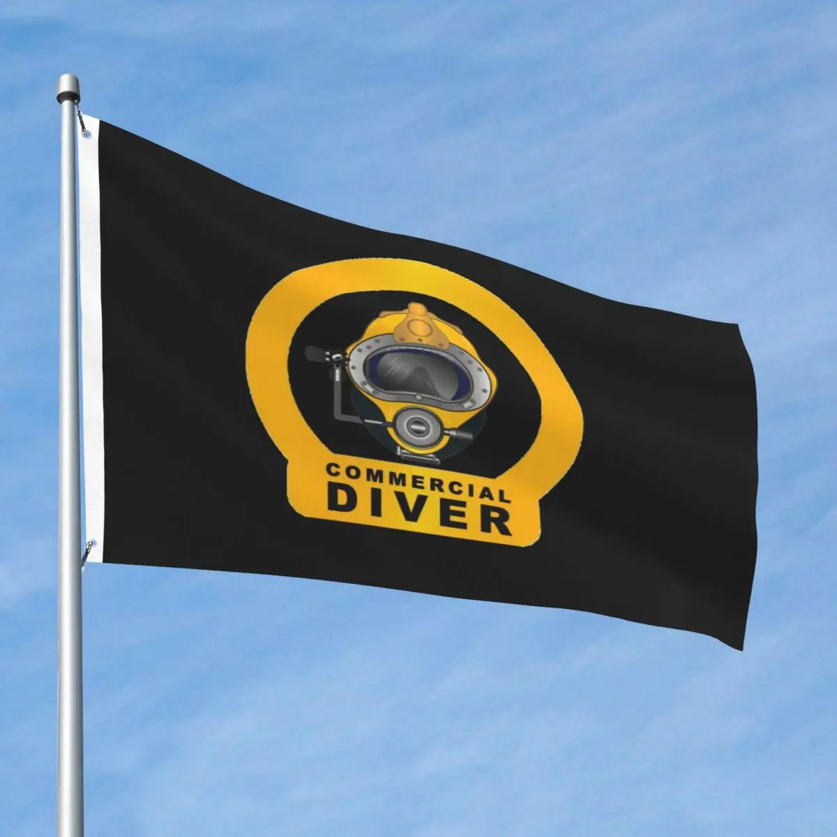 New Commercial Diver 2x3ft Flag Polyester Banner 60X90cm For Decor