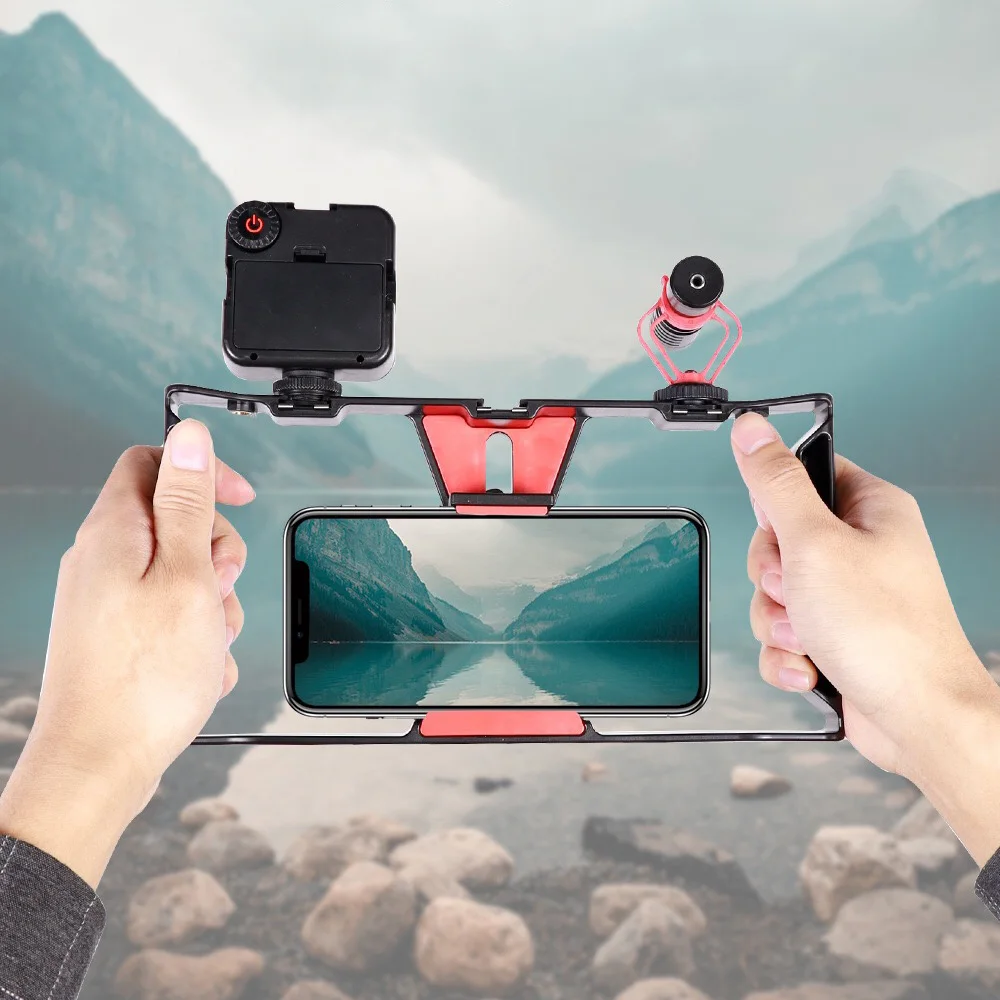 

Mobile Live Streaming Rabbit Cage Set Stabilizer Mobile Phone Frame Mobile Magnetic Bracket Desktop Tripod Mobile Rabbit Cage