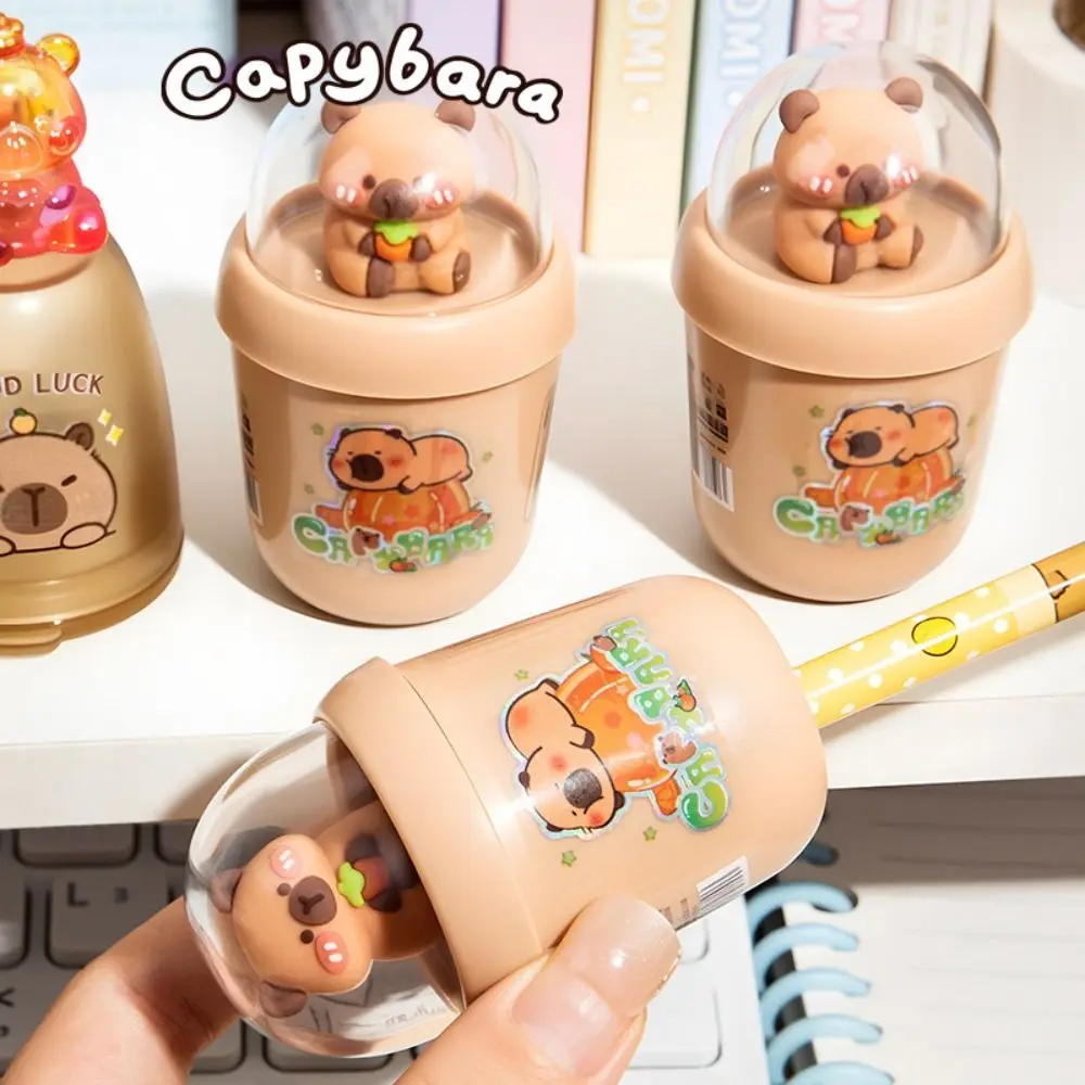 Creative Capybara Pencil Sharpener Mini Portable Pencil Sharpening Tool Pencil Parer Students