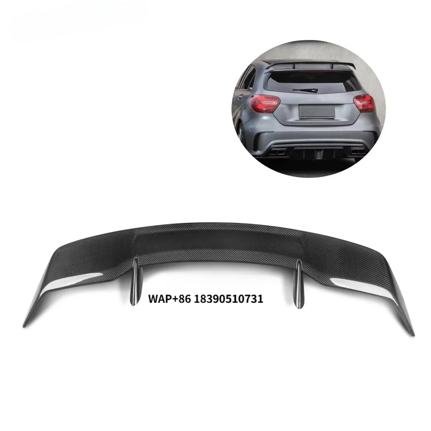 

High Quality 2013-2018 a Class Car wings Suitable for a Class W176 Carbon Fiber Spoiler