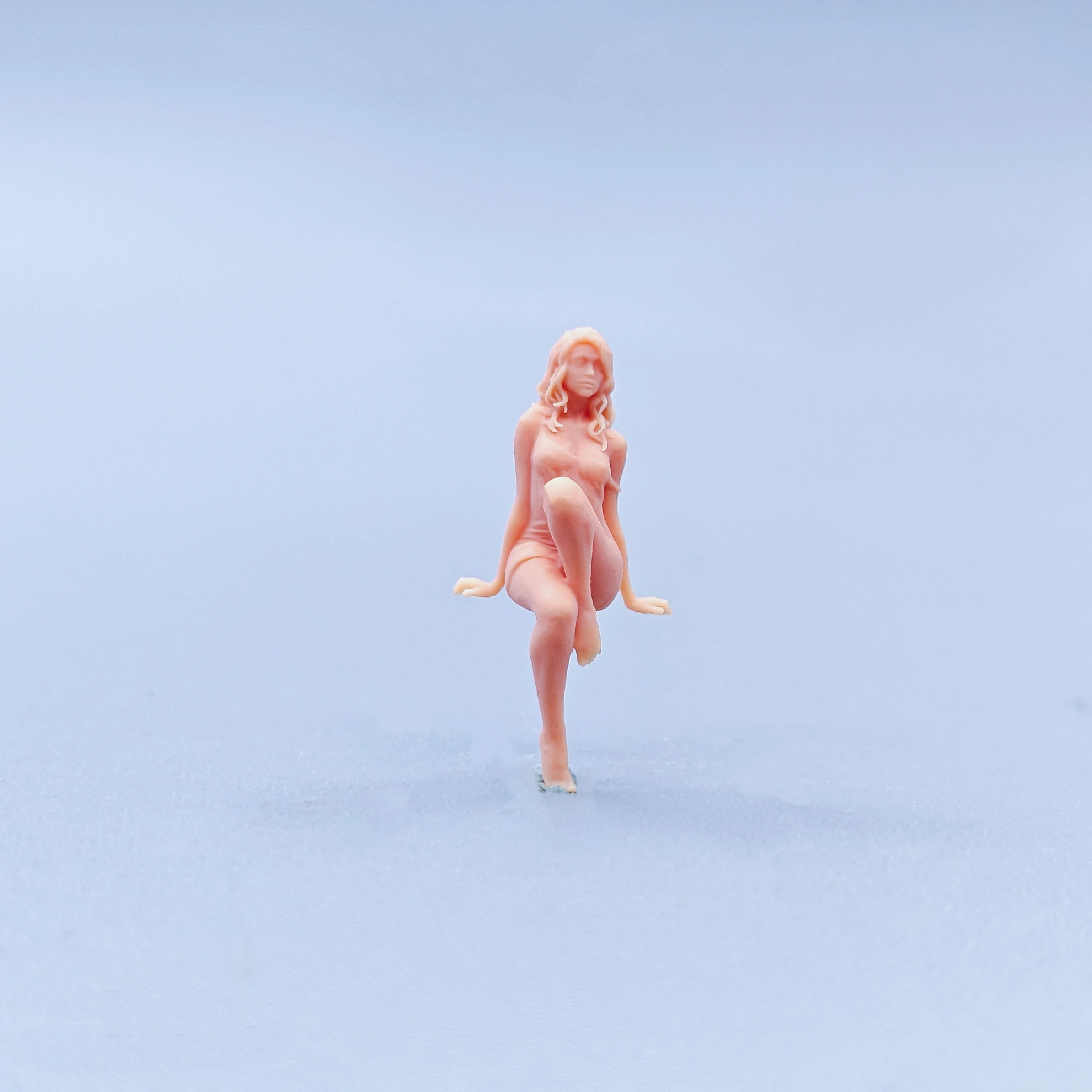 1/64 Figurines Scale Model Resin Beauty and Dragon Uncolored Miniatures Diorama Hand-painted C720