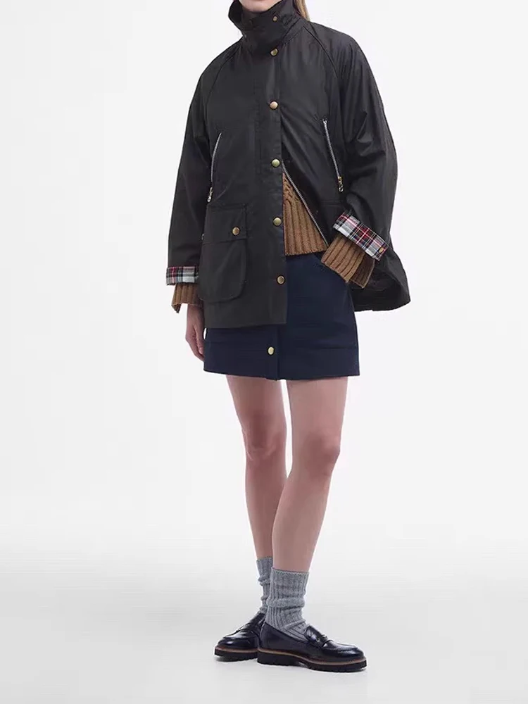 B@r X ALEXA CHUANG Multi-Pocket Waxed Jacket