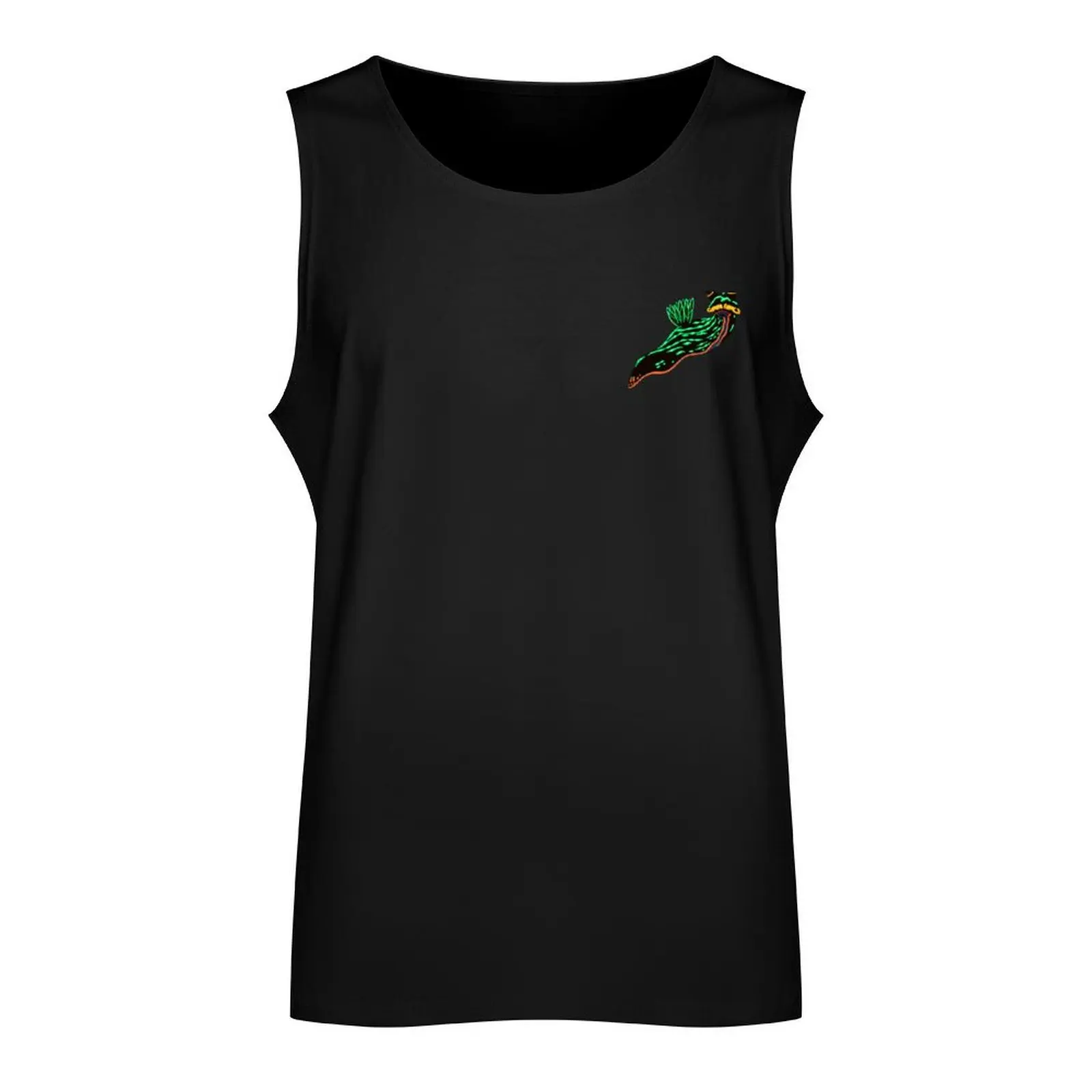 Retro Nudi (black background) Tank Top Top men gym clothing Gym man Men's t-shirts