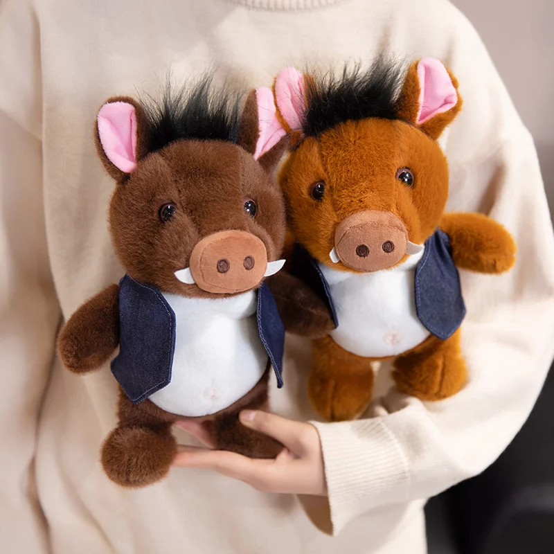 New Orangutan Sloth Wild Boar Doll Super Soft Stuffed Animals Pig Gorilla Monkey Plush Toys Cartoon Decor Birthday Gifts