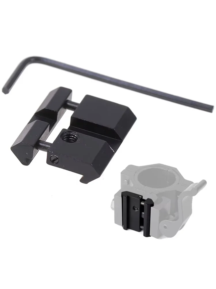 Adapter z mocowaniem typu jaskółczy ogon 11 mm na szynę Weaver/Picatinny 20 mm - Konwerter podstawy montażowej lunety do karabinów myśliwskich (Akcesorium do karabinów) — zdjęcie 2