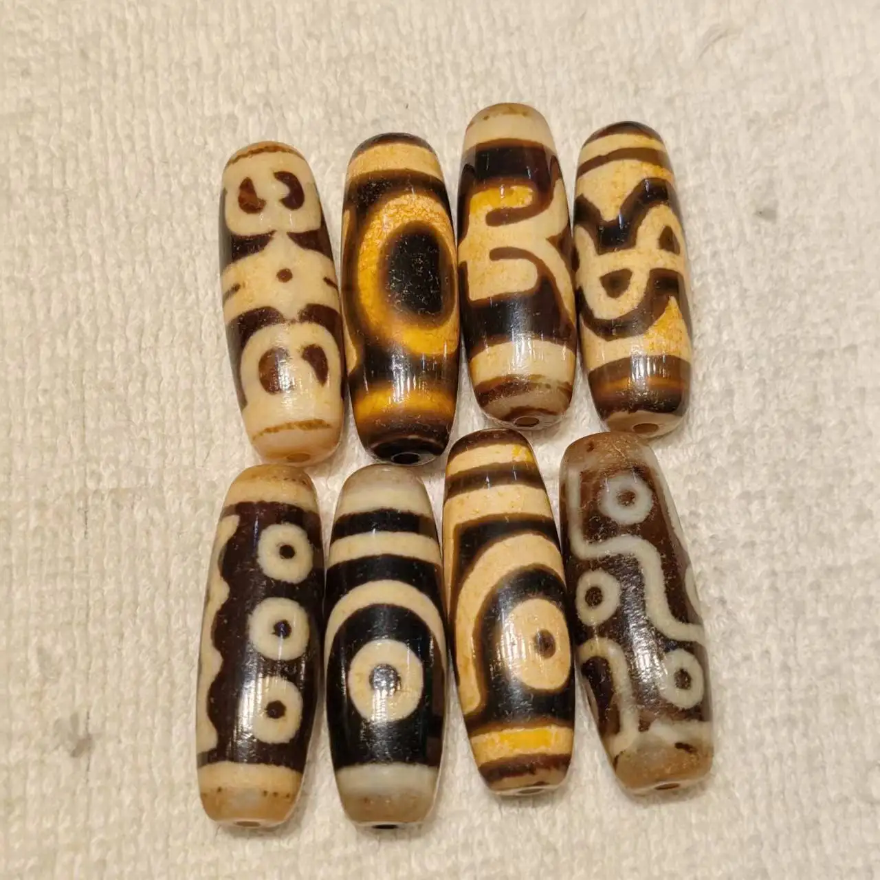 Taiwanese Workers Infiltrate Horseshoe Patterns, Weathered And Oily Agate Beads, Necklace Pendants, Diy Accessories, Dzi Wholesa