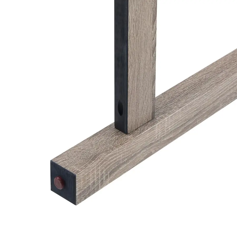 4 Piece Bar Table Set with Power Outlet,Industrial Breakfast Table with 3 Padded Stools Solid Wood Counter Height Dining Table