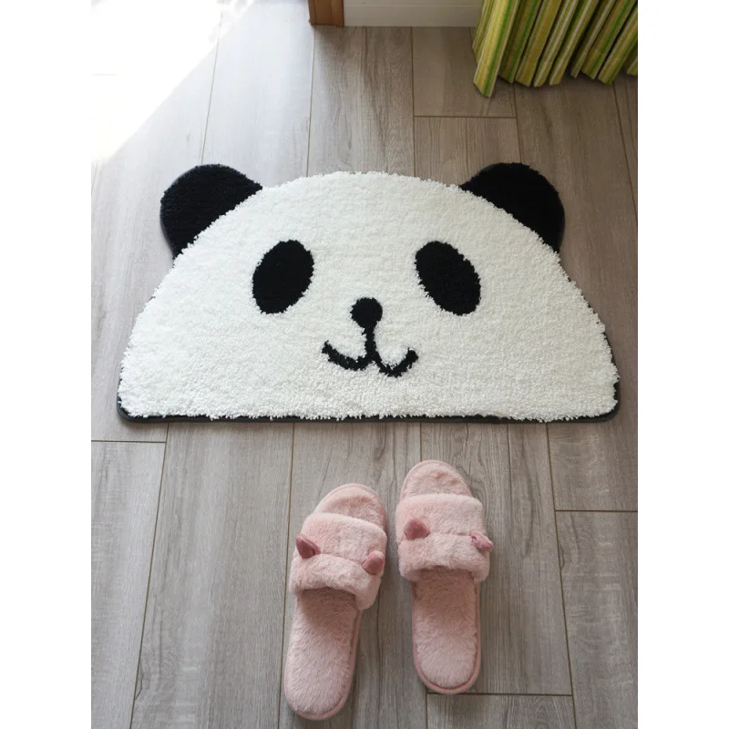 

Children's Day gifts panda Bath Mat Soft Absorbent Non-Slip & Machine-Washable floor mat