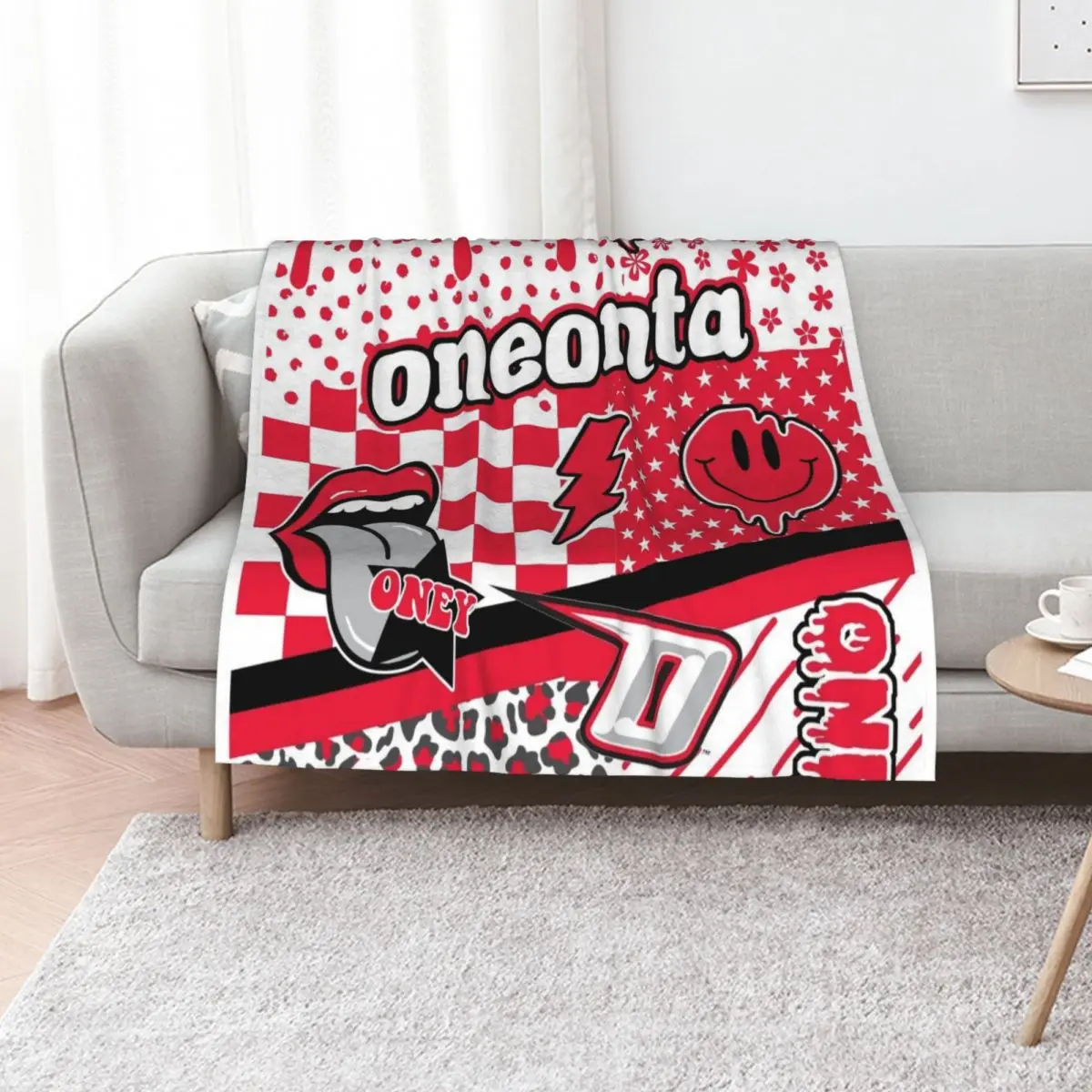

Oneonta Throw Blanket Thin Hairy Decoratives Personalized Gift Blankets
