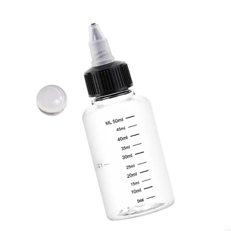 Y88d Modellfarbe Mischflasche Mehrere Größen 30 50 100 230 Drehspout