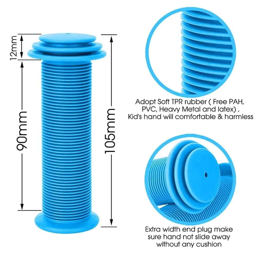 1Pair Children Fixed Gear Anti-slip Road Bike Mountain Bike MTB Bike Grip Scooter Grips Bike Handlebar Grips Bicycle Grips view 4