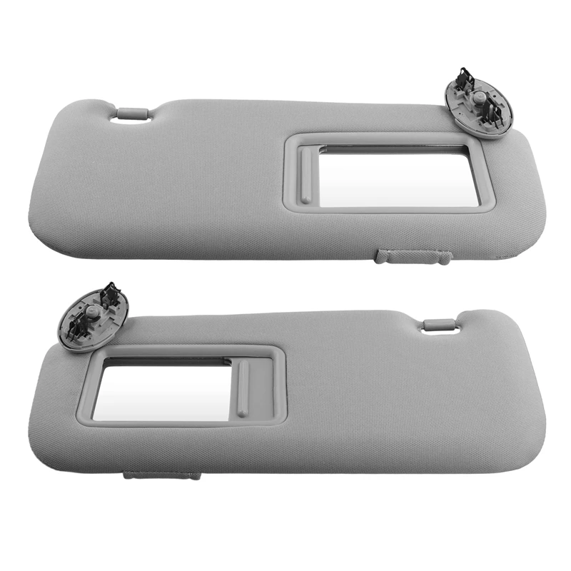 For Toyota Corolla 2007 - 2013 Car Interior Sun Visor With Mirror Grey Sun Shade Left Right Driver Passenger Side