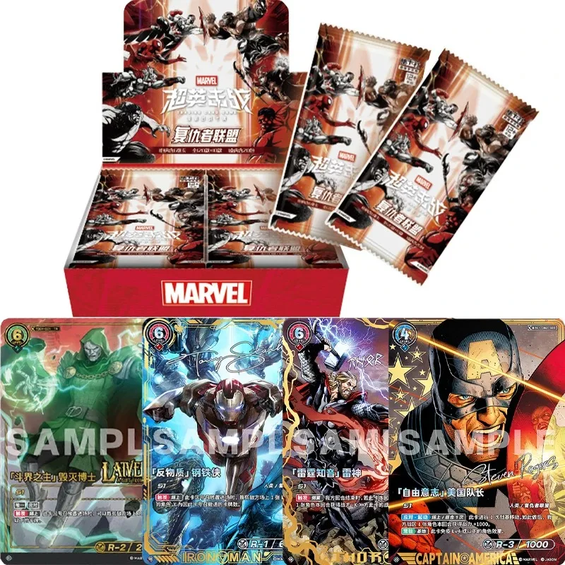genuine-super-hero-battle‌-card-marvel's-the-avengers-bp-01-tcg-standard-booster-pack-marvel-trading-game-battle-collection-toy