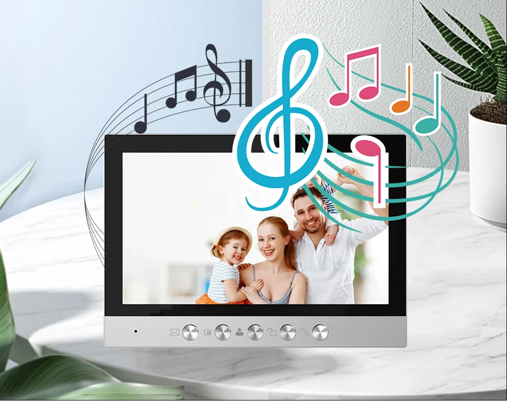 متعدد شقة فيديو باب الهاتف نظام الاتصال الداخلي 2 شقة 4 سلك فيديو إنترفون بالجملة