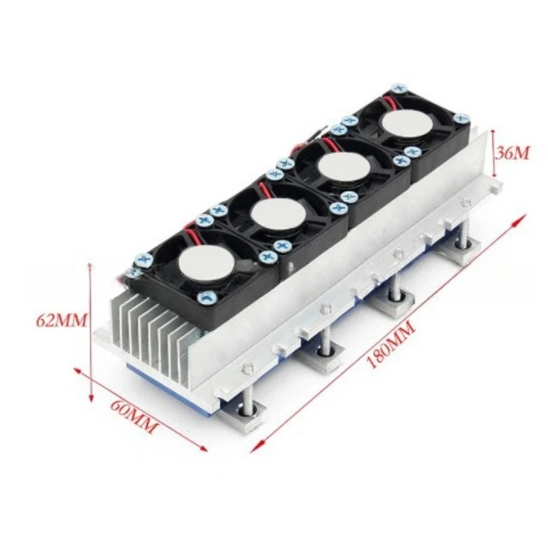 288W thermoelectric Paltier refrigerator DC12V semiconductor small air conditioner refrigeration system electronic refrigerator