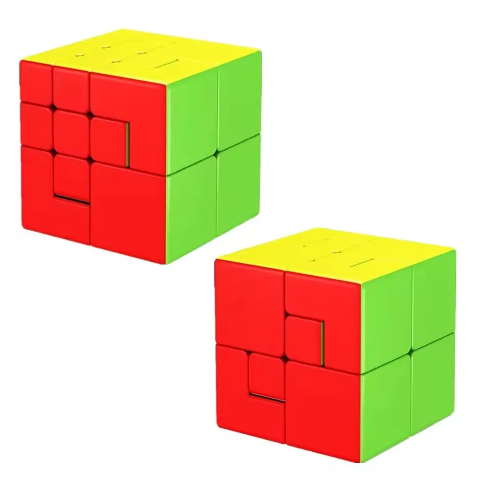 MoYu MeiLong マジックキューブ 3x3x3 パペットステッカーレスキュービング教室パズル 3x3 パペット 1 2 プロフェッショナル教育玩具