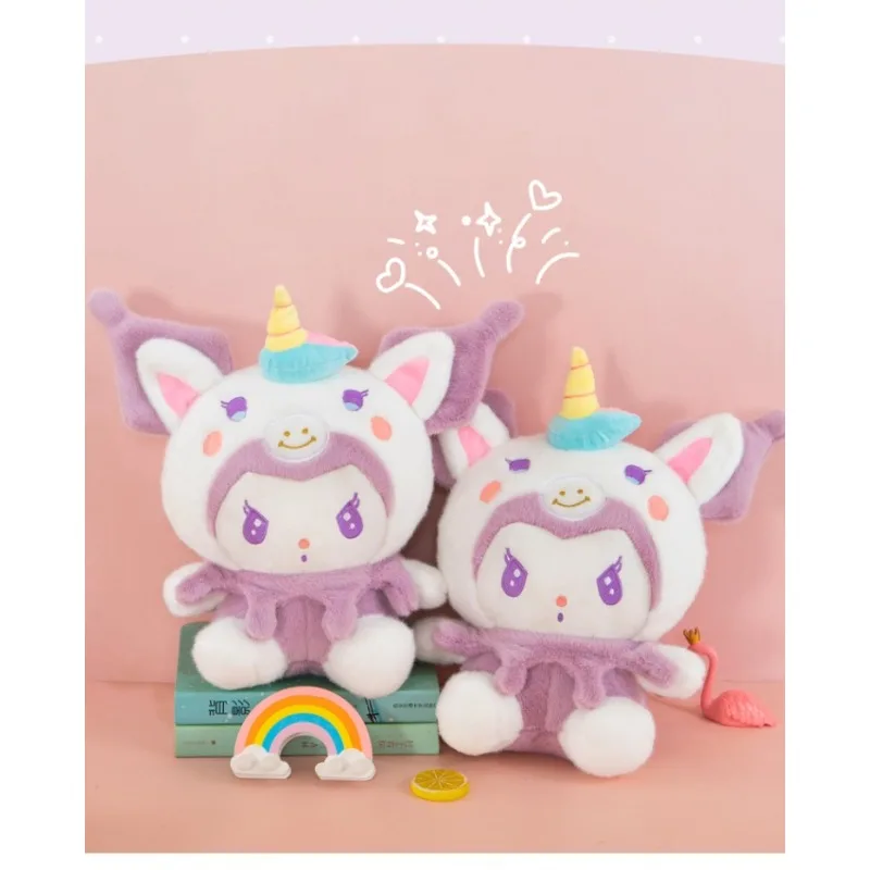 

Большой размер Sanrio Kuromi плюшевая кукла мультяшная плюшевая кукла плюшевые игрушки подушка украшение комнаты детский подарок на день рождения