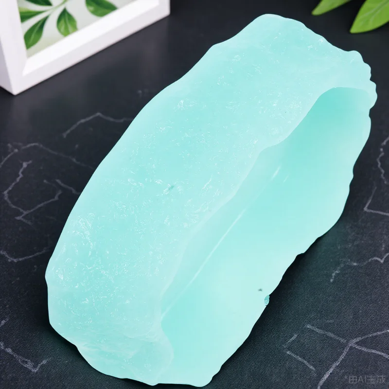 

Luminous Reptile Bowl Resin Water Dish Cage Tank Durable Non-Toxic Wear-Resistant Household Feeding Accessories Supplies