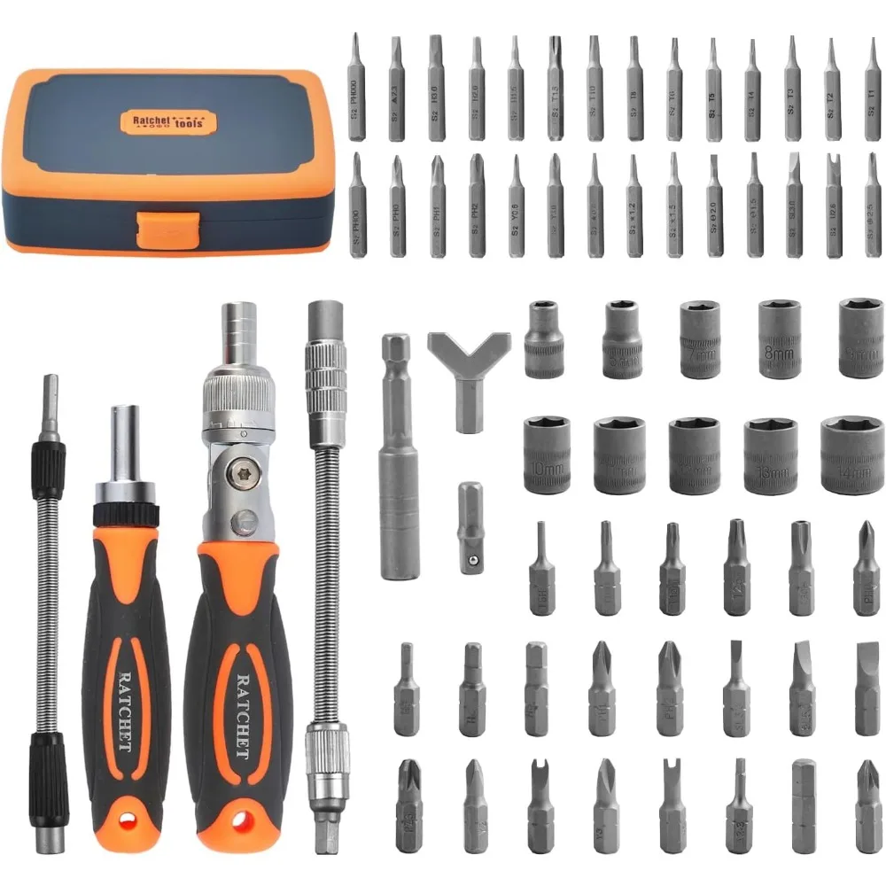 مجموعة مفكات براغي، 68 في 1، مآخذ وقم، طقم مفك براغي مغناطيسي مع عمود تمديد، أداة إصلاح للكمبيوتر الشخصي، Xbox، Bi #2