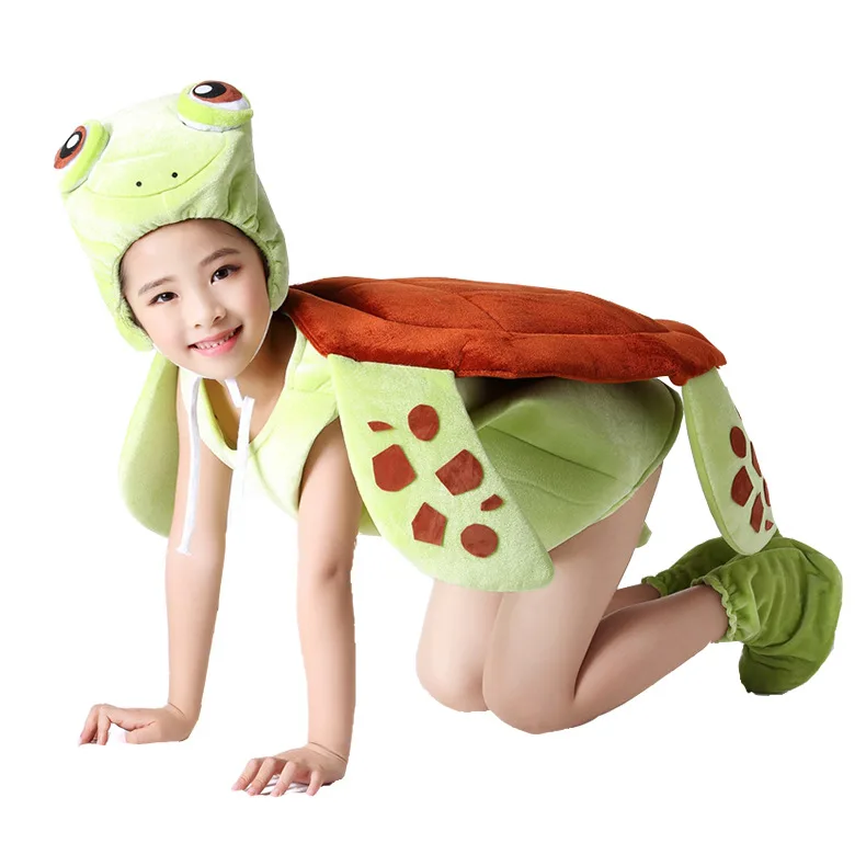 Children's Dance Costume Marine Animal Sea Turtle Lobster Octopus Sea Star Fish Festival Parent-child Performance Costume