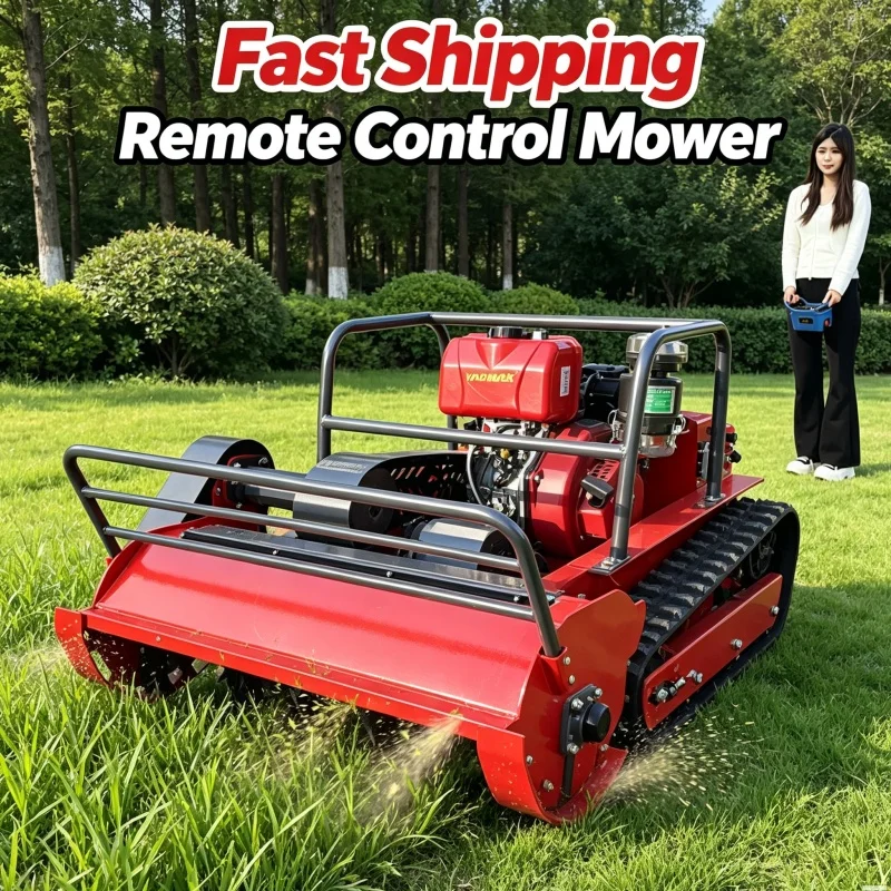 Customized CE EPA Petrol/Diesel Engine Remote Control Lawn Mower Zero Turn Lawn Mower Self Propelled Lawn Mower