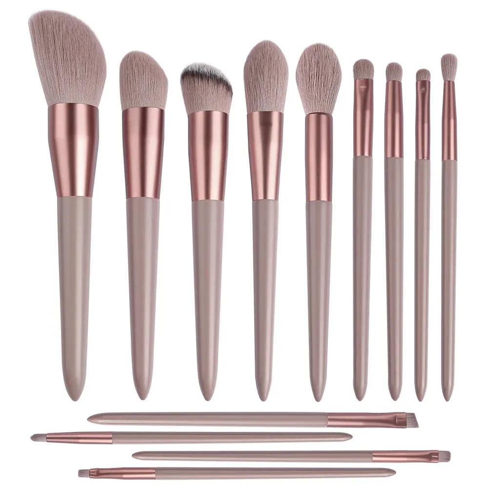 13 PCS Makeup Brushes Set for cosmetic Soft Cute Beauty Foundation Blush Powder Eyeshadow Concealer Blending Makeup brush set