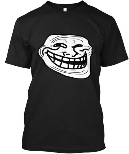 Troll Face Tee T-Shirt Made in the USA Size S to 5XL