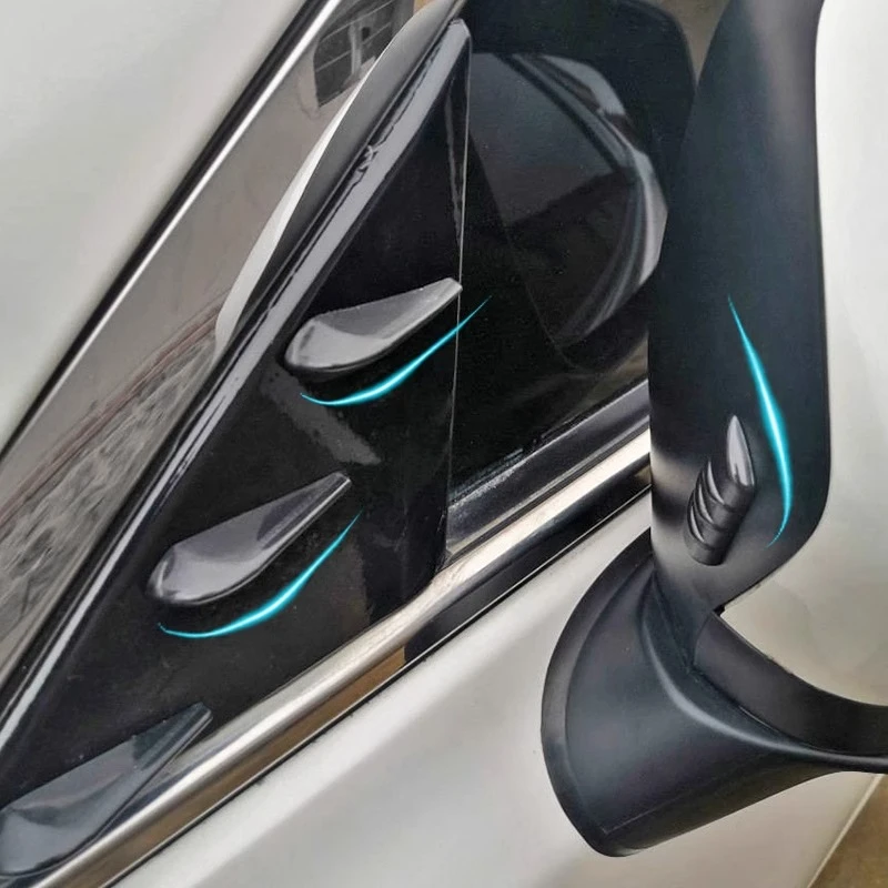 Rearview Mirror Reduces Wind Noise Spoiler Strip Reduces Wind Resistance and Prevents Noise Spoiler Air Knife Sticker